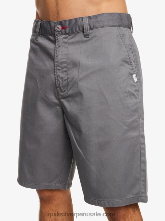 Quiksilver N8LNT1276 hombres sombra tranquila shorts chinos con escudo 21
