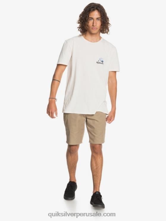 Quiksilver N8LNT1315 hombres madera de olmo shorts chinos con bolsillos elásticos 20 de daily union