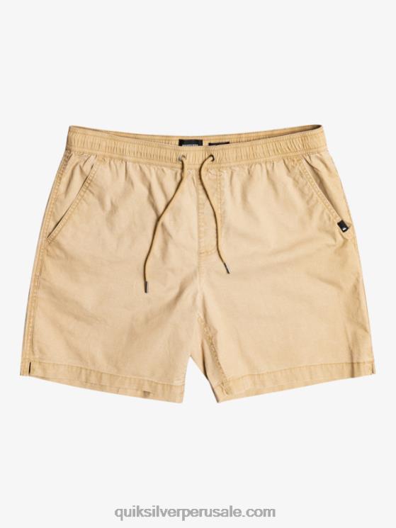 Quiksilver N8LNT1376 hombres playa shorts taxer 17 con cintura elástica