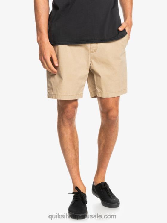 Quiksilver N8LNT1376 hombres playa shorts taxer 17 con cintura elástica