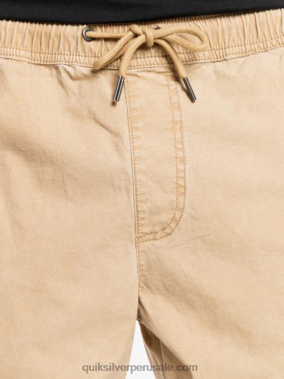 Quiksilver N8LNT1376 hombres playa shorts taxer 17 con cintura elástica