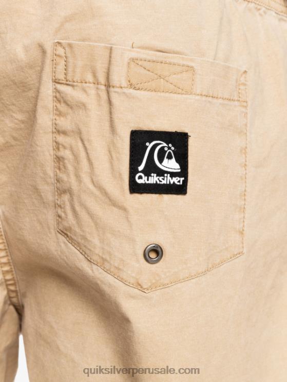 Quiksilver N8LNT1376 hombres playa shorts taxer 17 con cintura elástica