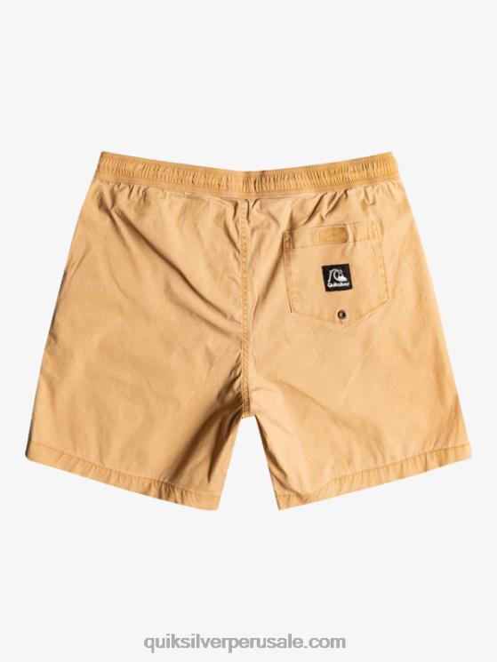Quiksilver N8LNT1377 hombres tanino shorts taxer 17 con cintura elástica