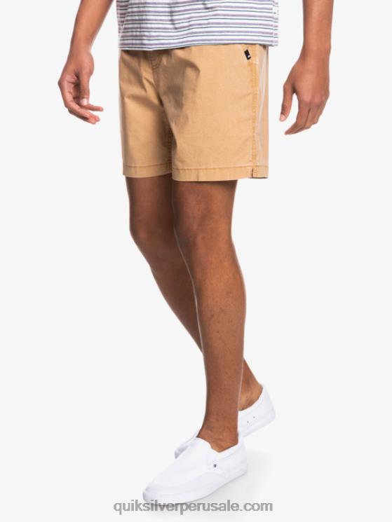 Quiksilver N8LNT1377 hombres tanino shorts taxer 17 con cintura elástica