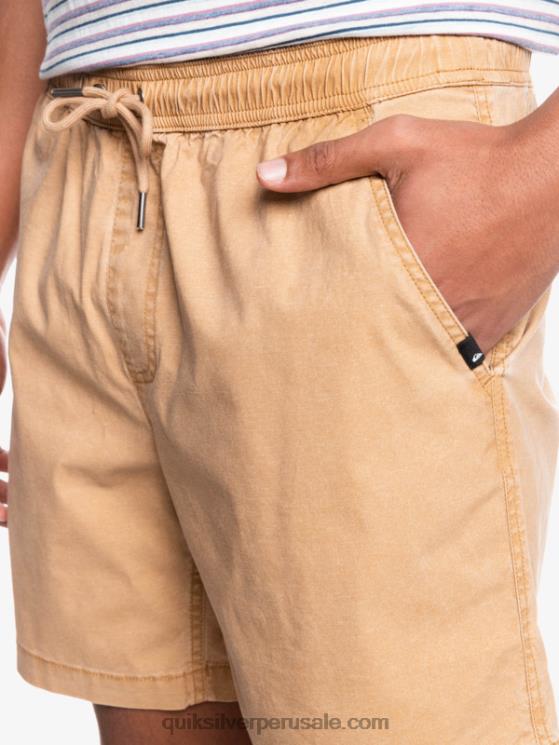 Quiksilver N8LNT1377 hombres tanino shorts taxer 17 con cintura elástica