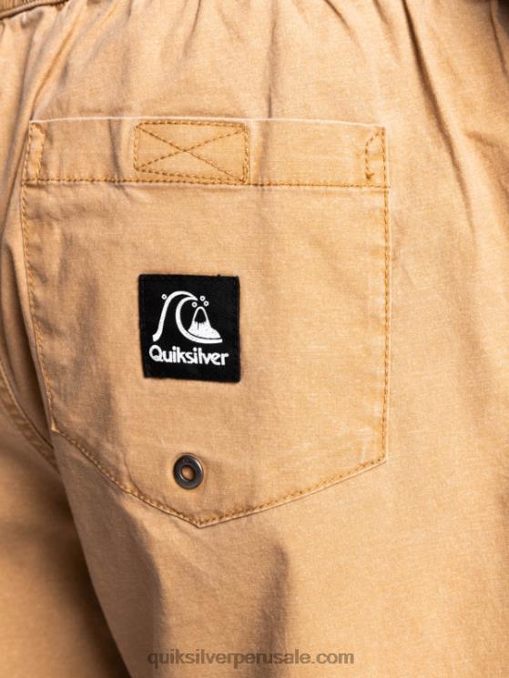 Quiksilver N8LNT1377 hombres tanino shorts taxer 17 con cintura elástica