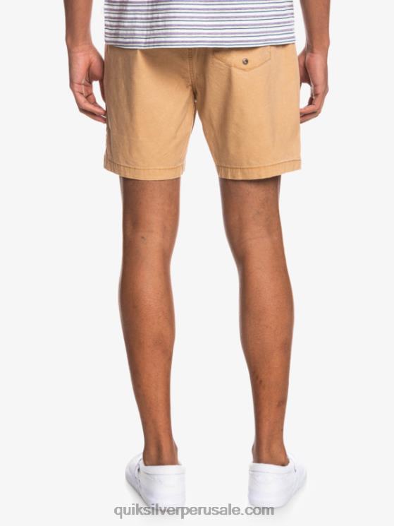 Quiksilver N8LNT1377 hombres tanino shorts taxer 17 con cintura elástica
