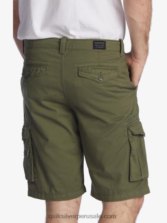 Quiksilver N8LNT1523 hombres trébol de cuatro hojas shorts cargo batalla crucial 21