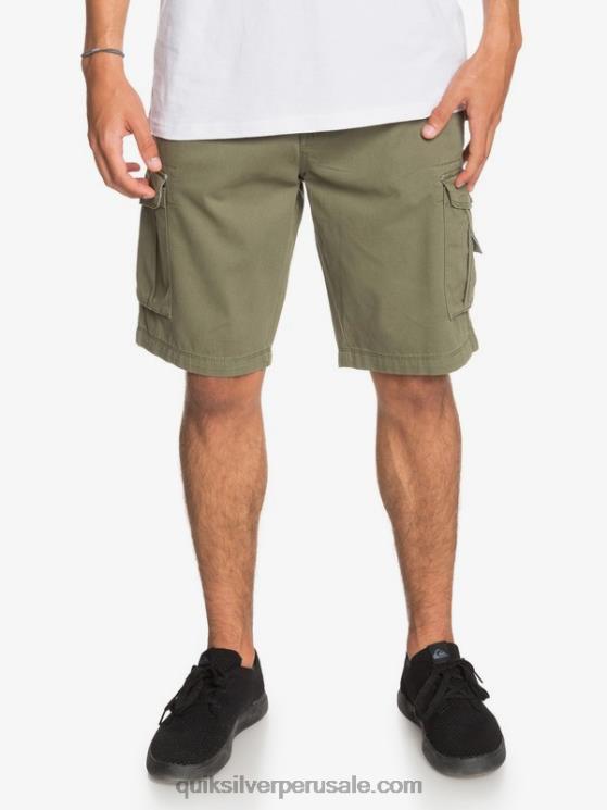 Quiksilver N8LNT1523 hombres trébol de cuatro hojas shorts cargo batalla crucial 21
