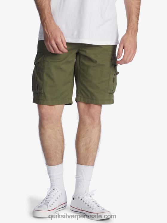 Quiksilver N8LNT1523 hombres trébol de cuatro hojas shorts cargo batalla crucial 21