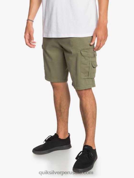 Quiksilver N8LNT1523 hombres trébol de cuatro hojas shorts cargo batalla crucial 21