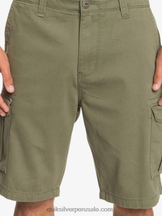 Quiksilver N8LNT1523 hombres trébol de cuatro hojas shorts cargo batalla crucial 21