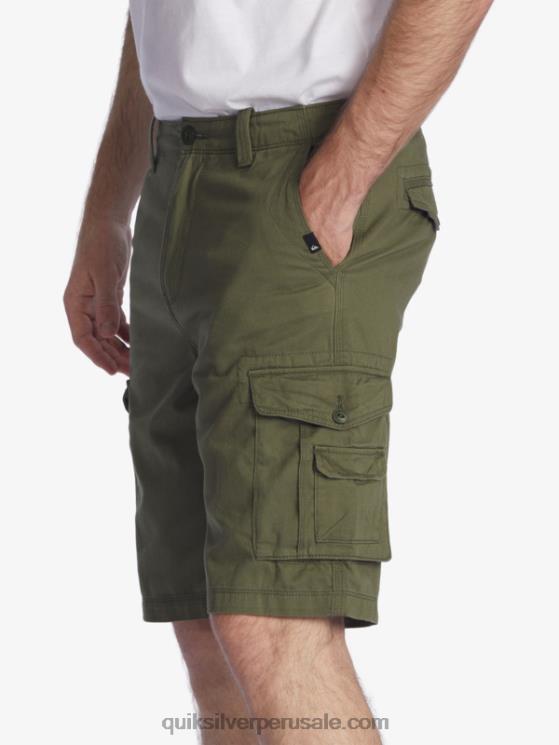 Quiksilver N8LNT1523 hombres trébol de cuatro hojas shorts cargo batalla crucial 21