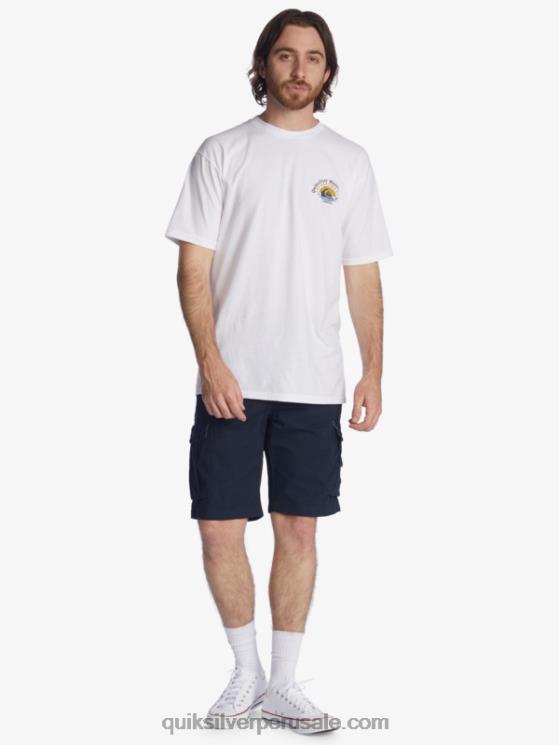 Quiksilver N8LNT1524 hombres chaqueta azul marino shorts cargo batalla crucial 21