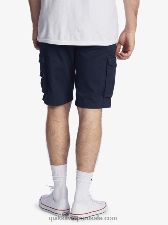 Quiksilver N8LNT1524 hombres chaqueta azul marino shorts cargo batalla crucial 21