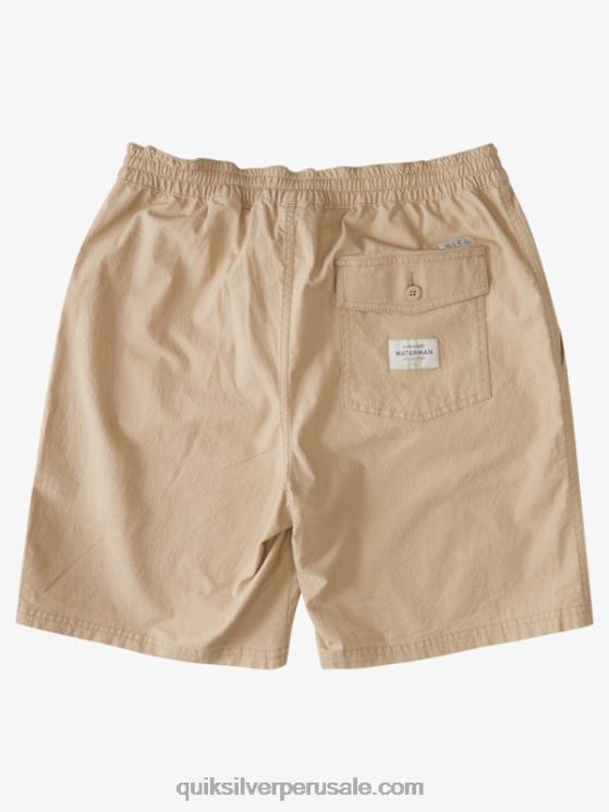 Quiksilver N8LNT1578 hombres incienso Waterman después de pantalones cortos de surf
