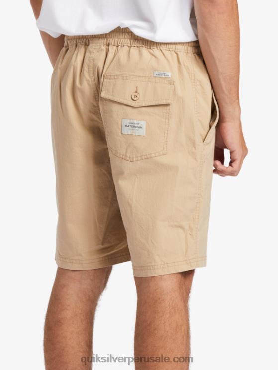 Quiksilver N8LNT1578 hombres incienso Waterman después de pantalones cortos de surf