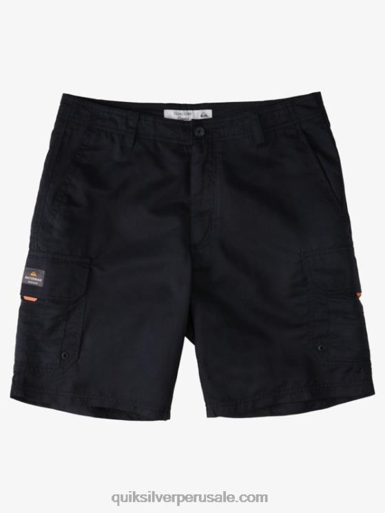 Quiksilver N8LNT1727 hombres negro shorts cargo waterman maldive 20