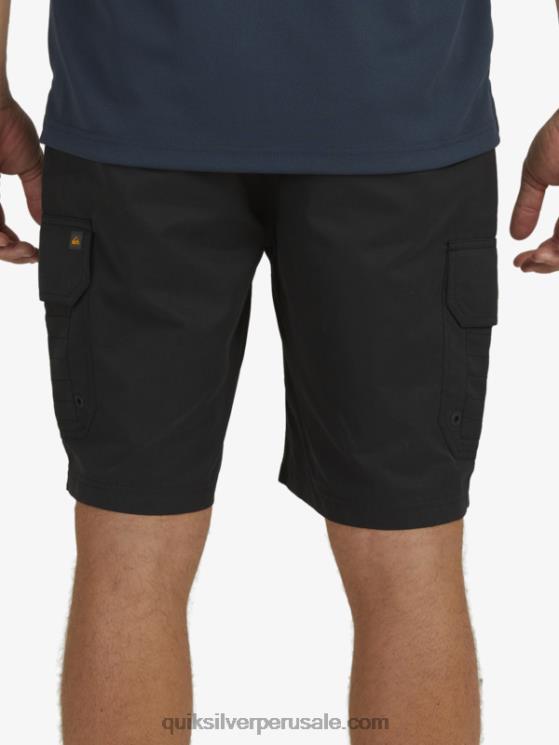 Quiksilver N8LNT1727 hombres negro shorts cargo waterman maldive 20