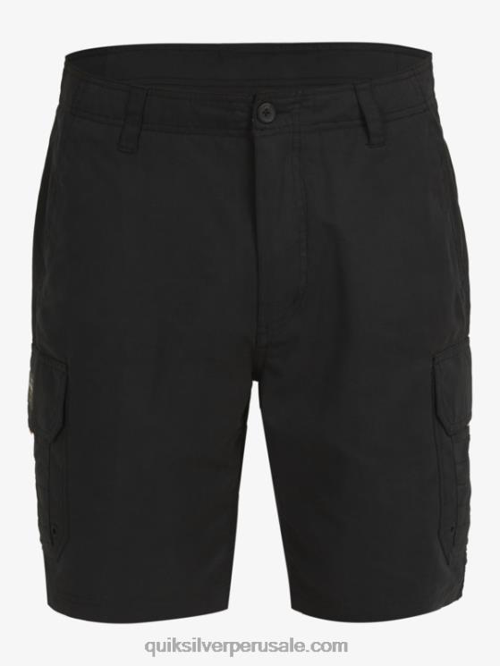Quiksilver N8LNT1727 hombres negro shorts cargo waterman maldive 20