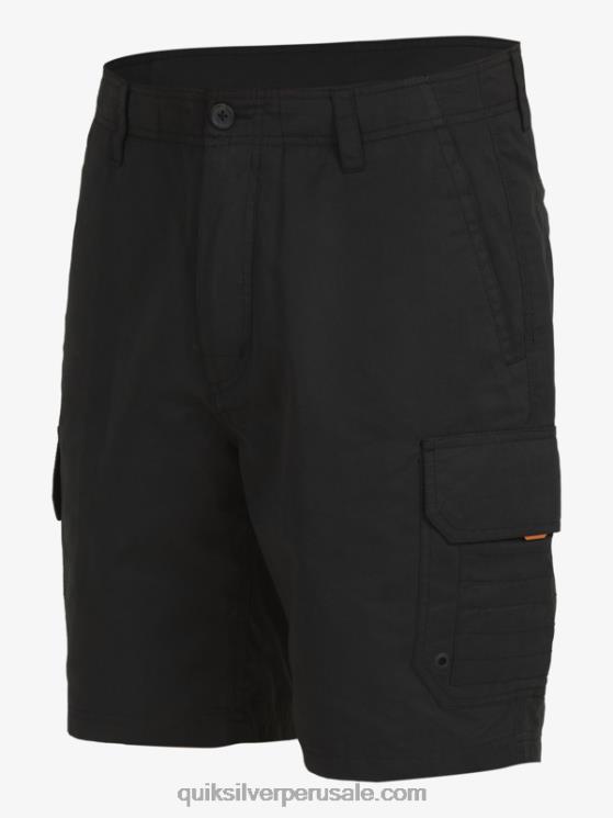 Quiksilver N8LNT1727 hombres negro shorts cargo waterman maldive 20