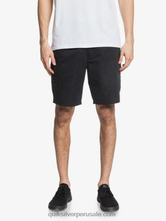 Quiksilver N8LNT1727 hombres negro shorts cargo waterman maldive 20