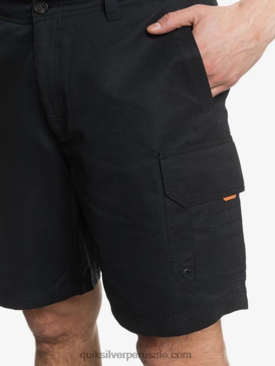 Quiksilver N8LNT1727 hombres negro shorts cargo waterman maldive 20