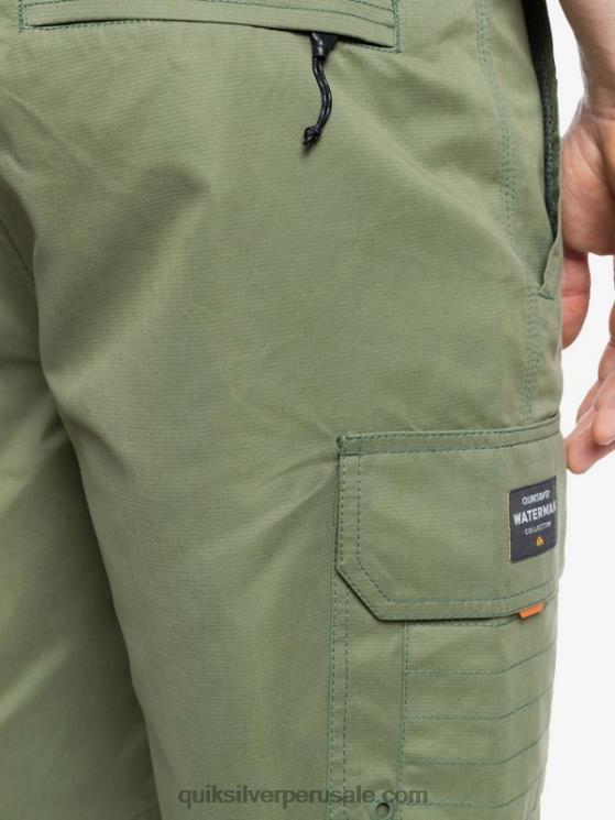 Quiksilver N8LNT1727 hombres negro shorts cargo waterman maldive 20