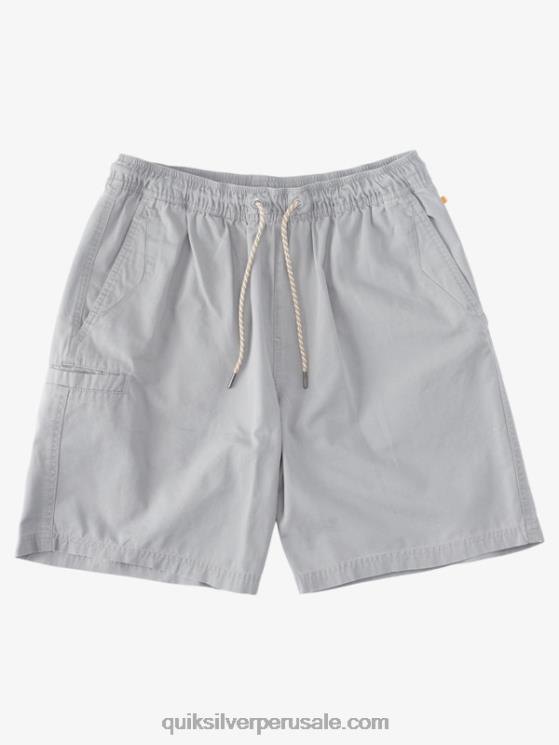 Quiksilver N8LNT254 hombres piel de tiburon shorts waterman last light elastizados 19