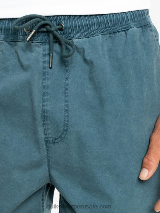 Quiksilver N8LNT323 hombres azul marino medianoche shorts elásticos taxer