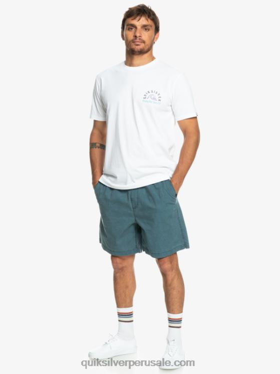 Quiksilver N8LNT323 hombres azul marino medianoche shorts elásticos taxer