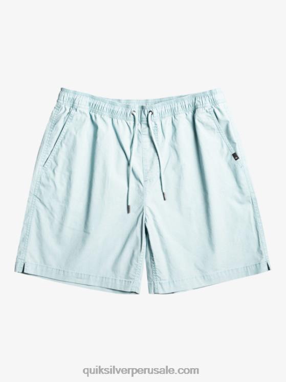 Quiksilver N8LNT324 hombres azul celeste shorts elásticos taxer
