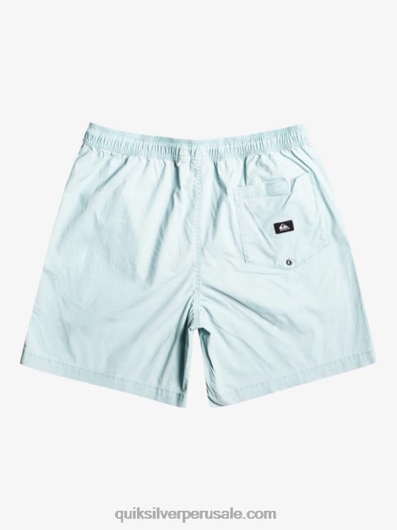 Quiksilver N8LNT324 hombres azul celeste shorts elásticos taxer