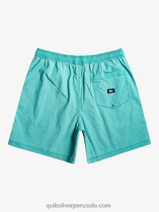 Quiksilver N8LNT325 hombres azul bretaña shorts elásticos taxer