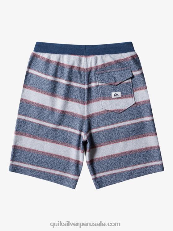 Quiksilver N8LNT326 hombres gran otway de la marina de medianoche grandes pantalones cortos de chándal otway