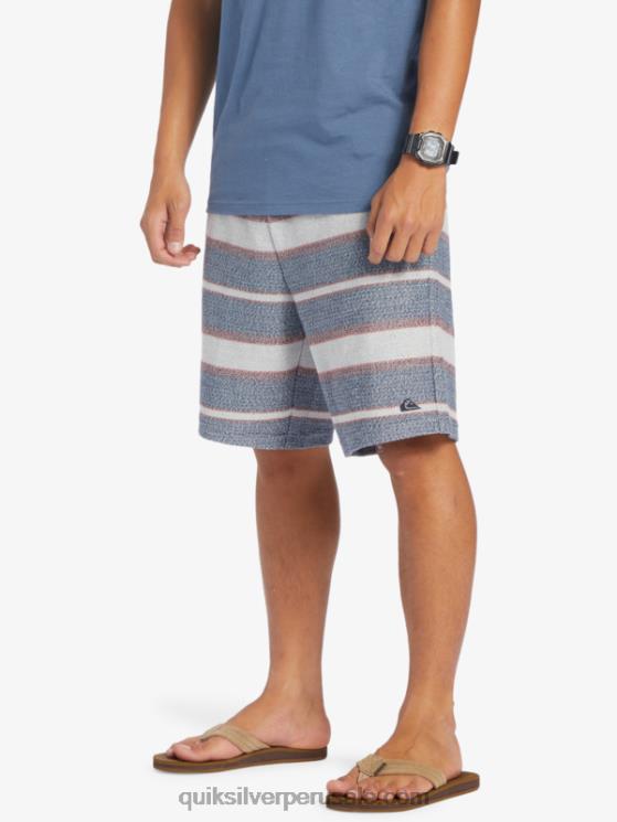 Quiksilver N8LNT326 hombres gran otway de la marina de medianoche grandes pantalones cortos de chándal otway
