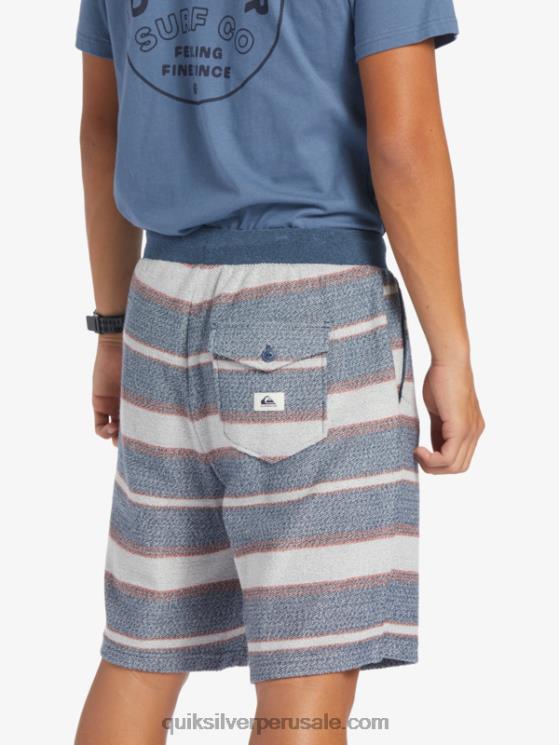 Quiksilver N8LNT326 hombres gran otway de la marina de medianoche grandes pantalones cortos de chándal otway