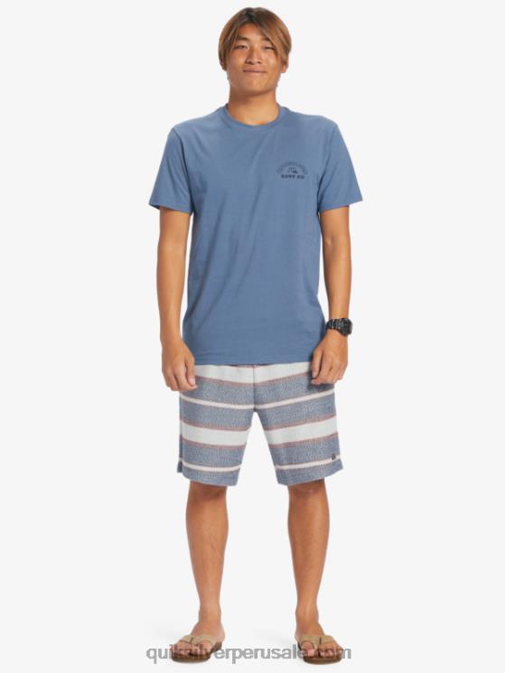 Quiksilver N8LNT326 hombres gran otway de la marina de medianoche grandes pantalones cortos de chándal otway