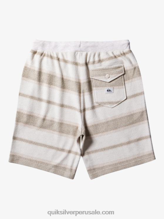 Quiksilver N8LNT327 hombres gran otway gris oliva grandes pantalones cortos de chándal otway