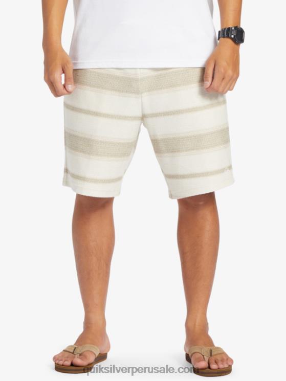 Quiksilver N8LNT327 hombres gran otway gris oliva grandes pantalones cortos de chándal otway