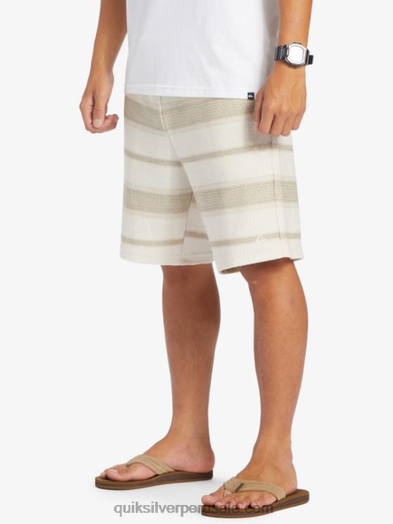 Quiksilver N8LNT327 hombres gran otway gris oliva grandes pantalones cortos de chándal otway