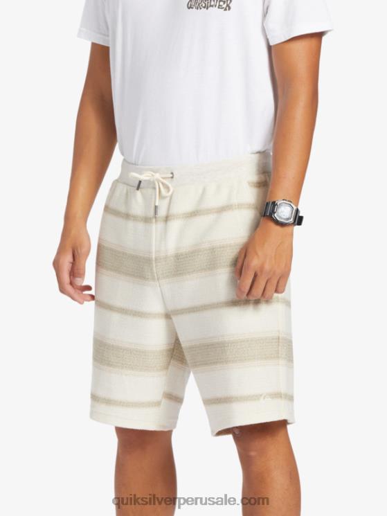 Quiksilver N8LNT327 hombres gran otway gris oliva grandes pantalones cortos de chándal otway