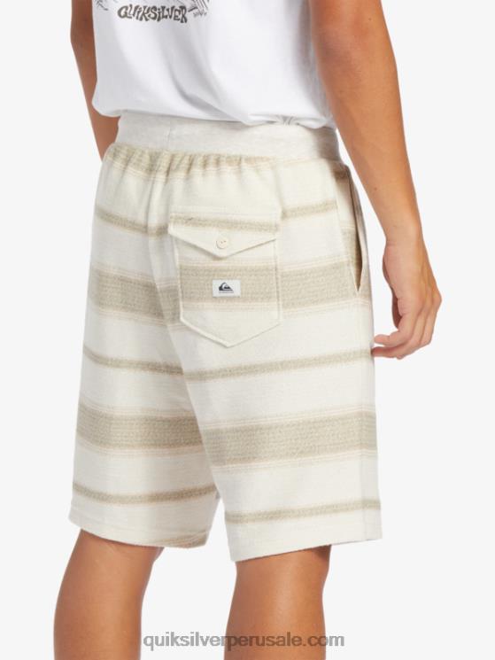 Quiksilver N8LNT327 hombres gran otway gris oliva grandes pantalones cortos de chándal otway
