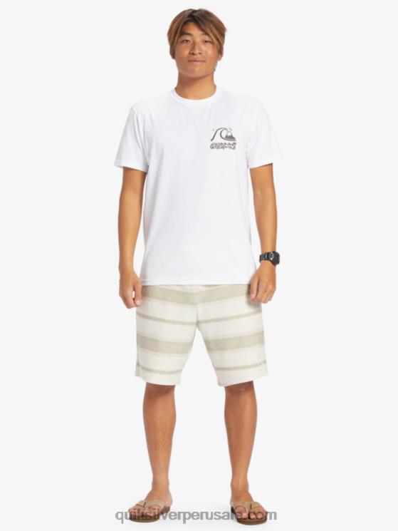 Quiksilver N8LNT327 hombres gran otway gris oliva grandes pantalones cortos de chándal otway