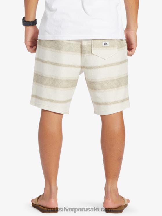 Quiksilver N8LNT327 hombres gran otway gris oliva grandes pantalones cortos de chándal otway