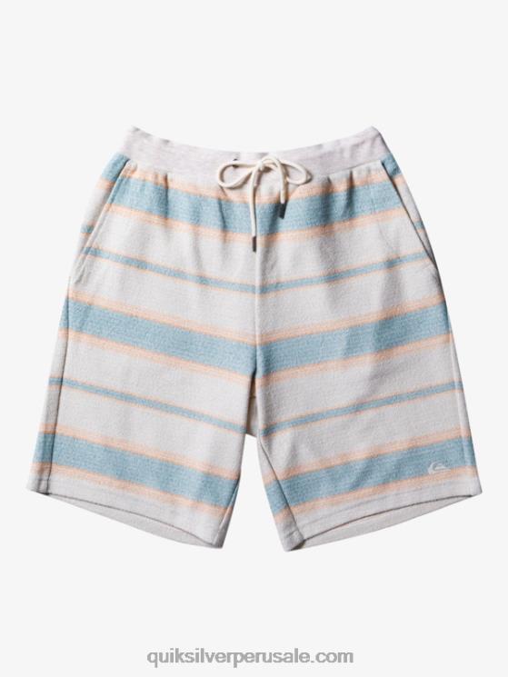 Quiksilver N8LNT328 hombres camafeo azul gran otway grandes pantalones cortos de chándal otway