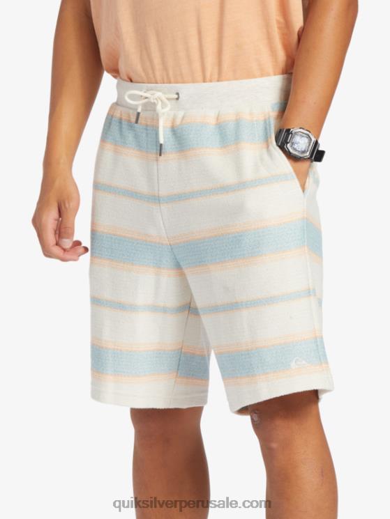 Quiksilver N8LNT328 hombres camafeo azul gran otway grandes pantalones cortos de chándal otway