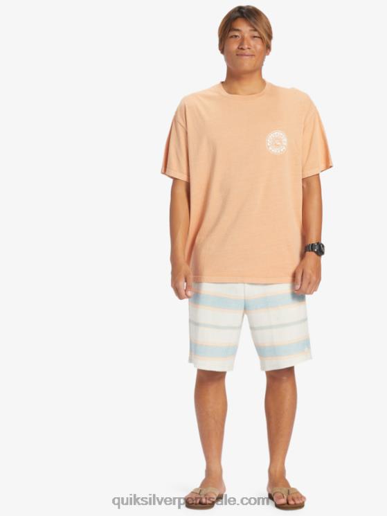 Quiksilver N8LNT328 hombres camafeo azul gran otway grandes pantalones cortos de chándal otway