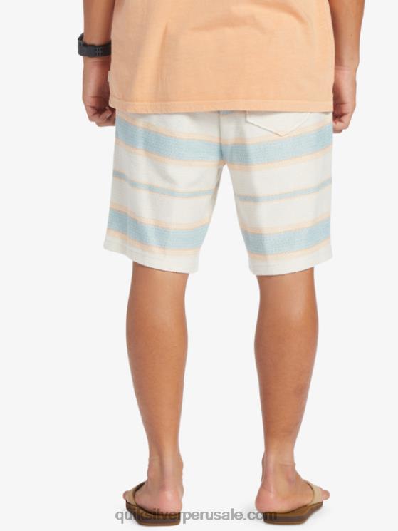 Quiksilver N8LNT328 hombres camafeo azul gran otway grandes pantalones cortos de chándal otway