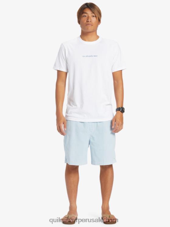 Quiksilver N8LNT361 hombres azul celeste shorts de pana taxer